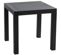 Mesa auxiliar ocean plástico negro 45x45x45 cm