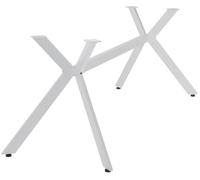 CLP Patas de Mesa Cascada Blancas X para Comedor Cocina o Escritorio DIY soporta hasta 120 kg | Tamaño L