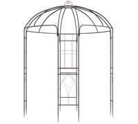 CLP Pérgola de jardín Resistente Keira, Arco con celosía, 270x200 cm, Acero con Recubrimiento, Estable y Decorativo para terraza y Bodas, Color:Bronce