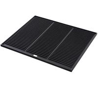 CLP Plancha de Hierro Fundido esmaltado I Plancha Reversible para Barbacoa de Gas, Barbacoa de carbón y Barbacoa eléctrica, Color:Antracita, Tamaño:48.5x40 cm