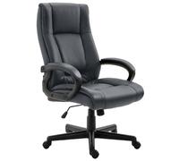 CLP Silla de oficina Sparta - ergonómica, giratoria con ruedas y regulación de altura Gris