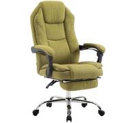CLP Silla de Oficina Funda de Tela Castle I Silla de Escritorio con reposapiés I Capacidad de Carga hasta 130 kg, Color:Verde Claro