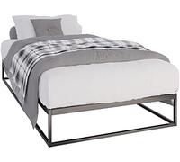 CLP Somier Metálico Scala I Base Moderna para Cama con Listones I Cama De Metal Resistente En Tamaños Diferentes, Color:Negro, Tamaño:200x100x25 cm