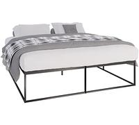 CLP Somier Metálico Scala I Base Moderna para Cama con Listones I Cama De Metal Resistente En Tamaños Diferentes, Color:Negro, Tamaño:200x180x46 cm