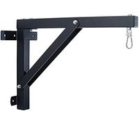 CLP Soporte para Saco De Boxeo I Equipamiento Deportivo con Fijación De Pared I Viga De Pared para Pelotas De Kickboxing, Color:Negro