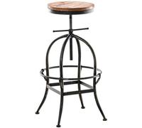 CLP Taburete de bar industrial regulable en Metal Bronce