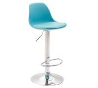 Taburete kiel estructura de plástico & asiento de polipiel 43x39x82-104 cm
