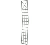CLP Trigo espaldera metálica para Montaje en Pared I Ayuda para trepar por la Pared I Valla enrejada de Metal Pintado I, Color:Antiguo-Verde