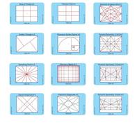 CLPA Juego de Visor fotográfico de Video 4:3: Todos los visores en relación de Aspecto 4:3 Solo para Arte, fotografía y Video