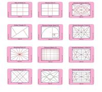 CLPA Juego de Visor fotográfico DSLR 3:2: Todos los visores en relación de Aspecto 3:2 Solo para Arte, fotografía y Video