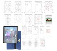 CLPA Smartphone Composition Viewer - Designed for Use with Samsung Galaxy Z Fold | Inner Screen | Fibonacci Spiral, Dynamic Symmetry and 3 More Grids | Directors Viewfinder