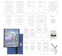 CLPA Visor de composición para Smartphone, tamaño para Samsung Z Fold, múltiples superposiciones de Pantalla de composición para visores de Encuadre artístico, no Requiere aplicación, Funciona con