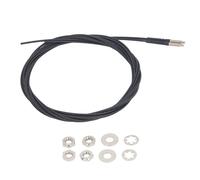 Clphendorine Fiber Optic Sensor 0-3600 mm Distance Measuring Probe, M4 Thread Optical Sensor for Industrial Automation, Liquid Crystal and Battery Manufacturing, ABS + Metal Construction