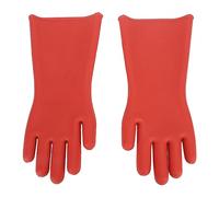 Clphendorine Guantes Aislantes Eléctricos Clase 00 de Goma, Guantes Aislantes para Alta Tensión 12 kV, para Electricistas y Trabajadores en Línea, Kit con 2 Unidades
