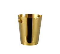 CLQYXRMVC Cubos de Hielo Cubitera de Acero Inoxidable for cócteles, Vino, Accesorios Bar doméstico, Fiestas, cubitera for champán Cubitera para Bar(Gold)