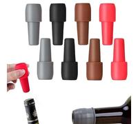 CLRZOL Tapón Reutilizable para Botellas de Vino espumoso, Tapones de Silicona para Botellas de Vino, para Cerveza, champán, Prosecco, Uso doméstico (8 Pcs)