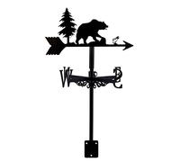 CLSDRHX Indicador de Dirección del Viento con Pico para Jardín, Decoración Metalica Retro y Aesthetic Cabaña Regalo Cerca de la Casa