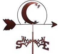 CLSDRHX Meteorología Vane Metal Weathervane Animal Valor Clima con Montaje en Decoraciones Techo Indicador dirección del Viento para el jardín de la Granja al Aire Libre Gazebo