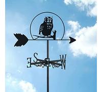 CLSDRHX Montaje Techo Paleta Viento Granja pájaros, de Metal Clima Arte para el del jardín con la Silueta Animal Ornament Direction Indicador