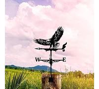 CLSDRHX Ornamento meteorología Metal, Paleta Clima Grande, indicador dirección Decoración la Ruleta del Viento para el jardín Decoraciones Techo de Patio