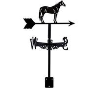 CLSDRHX Véana meteorológica con indicador dirección Viento la meteorología del Techo, jardín Metal Retro de Clima