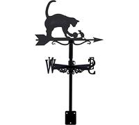 CLSDRHX Velé meteorología Creativa, Veleta Clima en el jardín al Aire Libre, indicador de dirección del Viento, Weathercock