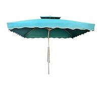 CLSDRZC 2.5 * 2.5m Square Cantilever Hanging Umbrella, Canopy Sun Shade Banana Parasol with Cross Base Sun Protection for Outdoor/Gardens/Balcony/Patio Tent Parasol Good(Green-A)