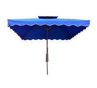 CLSDRZC * 2.5m Square Cantilever Hanging Umbrella, Canopy Shade Banana with Cross Base Sun Protection for Outdoor/Gardens/Balcony/Patio Tent Parasol