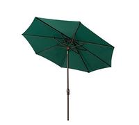 CLSDRZC 2.7m Leaning Sun with Winding Tilt Function Crank, Wine Red, Dark Green, Beige, Khaki, Coffee Parasol Without Base for Outdoor, and Patio, Garden Umbrella