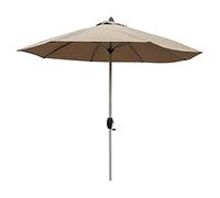 CLSDRZC 2.7M Patio Without Base, Leaning Parasol, Wine Red, Dark Green, Beige, Khaki, Coffee, for Swimming Pools, Beaches, Tilting Sun Shade Umbrella