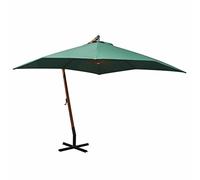 CLSDRZC 300x300 cm Wooden Pole Green,Beach Water Repellent,U VLight Protection, Easy to Open and Close, Garden Outdoor Parasol