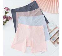 CLSDRZC 4-Pack Summer Thin Women's Plus Size Shorts Ice Silk Cool High Elastic Hip-Lifting Shorts Women