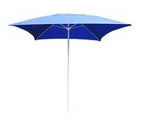 CLSDRZC 6.6ft /2.0M Rectangular Parasol, Umbrella Canopy UV Resistant Easy to Open for Beach Balcony Terrace Garden Outdoor Shelter Sunshade，Red