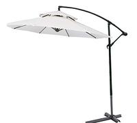 CLSDRZC Beach Adjustable Angle, Heavy Iron Bracket, Double Top Cover, Circulation Ventilation, Banana Terrace Parasol, Market Umbrella, Garden Umbrella，Wine Red