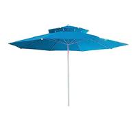 CLSDRZC Cantilever Hanging Umbrella Shade Parasol Sun Protection for Outdoor/Gardens/Balcony/Patio Rectangular Garden Parasol,Blue