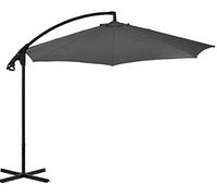 CLSDRZC Cantilever UV Protection Parasol, for Garden, Lawn, Deck, Backyard Swimming Pool with Button Tilt and Crank, Outdoor Market Table Patio Umbrella