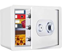 CLSDRZC Cerraduras y cerraduras ignífugas Impermeables para el hogar, Oficina y Doble Control de Apertura es r y más ignífugas, Impermeables y antiperforación, 9.8 in de Alto (Color: Rojo)