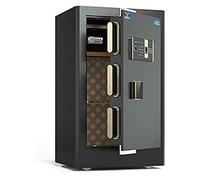 CLSDRZC Cerraduras y cerraduras Impermeables a Prueba de Fuego, hogar electrónico a Prueba de Fuego a Prueba de Fuego con Oficina Mediana Todo Acero antirrobo Invisible para el hogar Oficina