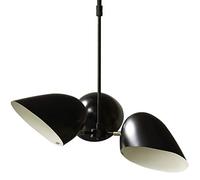 CLSDRZC Chandelier Metal Industrial Style 3, Dining Room Living Room Cafe Nordic Chandelier Light