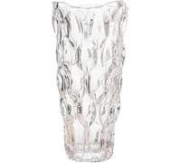 CLSDRZC Clear Glass Vase, Room Bedroom Desktop Decorate Small Vase Hydroponics Dried Flowers Flower(Medium)