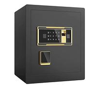 CLSDRZC Contraseña de Huellas Dactilares pequeña para el hogar, Resistente al Fuego, antirrobo, Totalmente de Acero, depósito de Archivos de Oficina, contraseña electrónica, gabinete de Llaves para