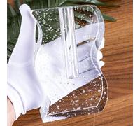 CLSDRZC Crystal S-Shaped Vase Office Home Hotel Clubhouse Decoration Ornaments Crystal Jewelry