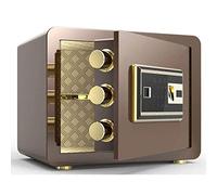 CLSDRZC Depósitos Impermeables a Prueba de Fuego para Seguridad, Cerradura de Llave con Huella Digital, gabinete electrónico, Efectivo pequeño, antirrobo, Invisible, Incluye 2 Llaves de Emergencia