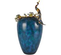 CLSDRZC Enamel Colored Floral Ware, Vases, Dried Flower Ornaments, Living Room, TV, and Wine Cabinet Decoration