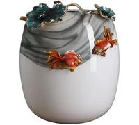 CLSDRZC Enamel Colored Vase, Flower Arrangement, Living Room Decoration, Home Decoration, Foyer TV Cabinet