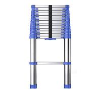 CLSDRZC Escalera telescópica de 8 m/ 7 m/ 6,2 m/ 5 m/ 4,2 m/ 3,8 m/ 2,6 m para Tienda de campaña en el Techo, escaleras telescópicas de extensión de Aluminio para RV ático, Loft, Carga 150 kg