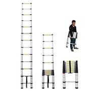 CLSDRZC Escalera telescópica para Tienda de campaña en la azotea de 8 m/ 7 m/ 6,2 m/ 5 m/ 4 m/ 3,8 m/ 2,6 m, escaleras telescópicas de extensión de Aluminio para Uso en Exteriores en el ático de RV