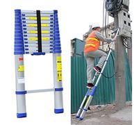 CLSDRZC Escalera telescópica para Tienda de campaña en la azotea de 8 m/ 7 m/ 6,2 m/ 5 m/ 4 m/ 3,8 m/ 2,6 m, escaleras telescópicas de extensión de Aluminio para Uso en Exteriores en el ático de RV,