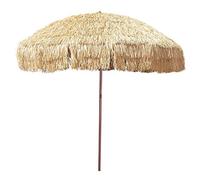 CLSDRZC Extra Large Straw Beach Umbrellas meters/10Ft, Outdoor Market Table Parasols for Garden, Lawn, Patio, Balcony, Porch & Poolside