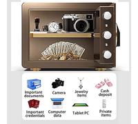 CLSDRZC Fingerprint Home with Solid Steel Wall or Cabinet Anchoring for Office Hotel Jewelry Hand Passport Cash Money Security/Coffee
